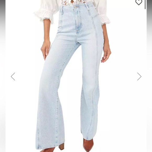 FREE PEOPLE WOMEN'S FLORENCE FLARE JEANS - Picture 3 of 6